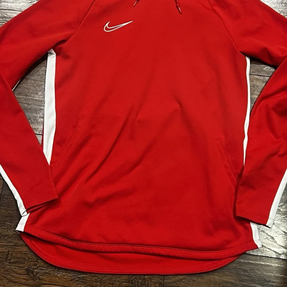 Nike Dri Fit‎ Hoodie, Kangaroo Pouch, Red, Athletic Sports, Women's Size Small